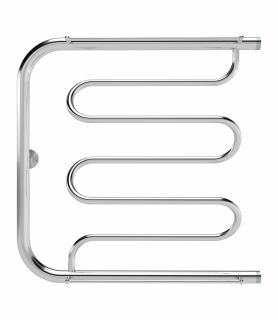 Полотенцесушитель водяной Indigo Фокстрот Liana FLW60-40P с полкой 60x40 см хром